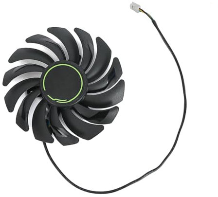 QKFTCSDW Ventola for Scheda Video for RTX 2060 2070 2080 Super Ventus PLD09210S12HH 87MM Ventola di Raffreddamento for Scheda Grafica(Fan - A)