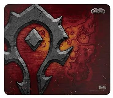 Blizzard Gaming-Mauspad, Glas, Rot