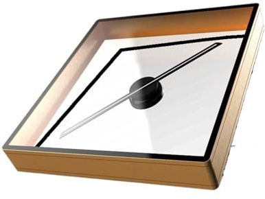 42 cm/16,53 tum fläkt och 45 cm lock 3D-fläkt Hologram Projektor Fjärrreklam Display Led-skylt Holografisk lampa Projektor Vattentät Livfulla bilder(P45 set Gold)