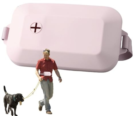 in silicone per cani, in silicone per addestramento per cani | Borsa per cibo per con cintura regolabile - da addestramento per portatile per animali domestici, morbida per alimenti per