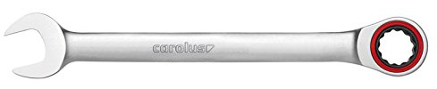 Carolus by GEDORE Ringratschenmaulschlüssel, mit Ratsche, SW 13 mm, flach, 12-kant, Schraubenschlüssel, 1700.0130