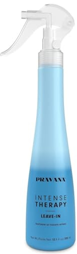 Pravana Intense Therapy Leave-In Conditioner Spray Treatment & Detangler | Instantly Detangles & Hydrates | Equalizes Hair Porosity | For All Hair Types | Strengthens & Softens Hair | 10 Fl Oz