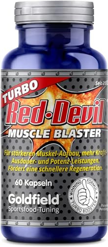 Goldfield Red Devil - 60 Kapseln, Maca, Tribulus, Guarana, Arginin