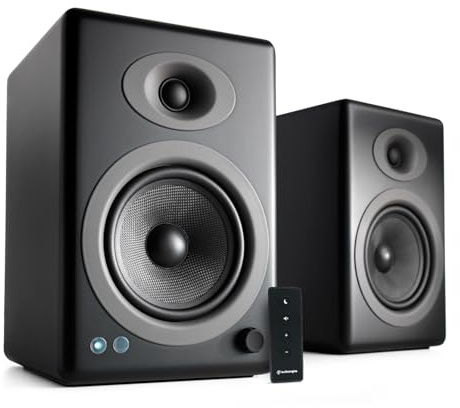 Audioengine Diffusori da scaffale amplificati per home theater A5 - Monitor da studio Premium da 150 W