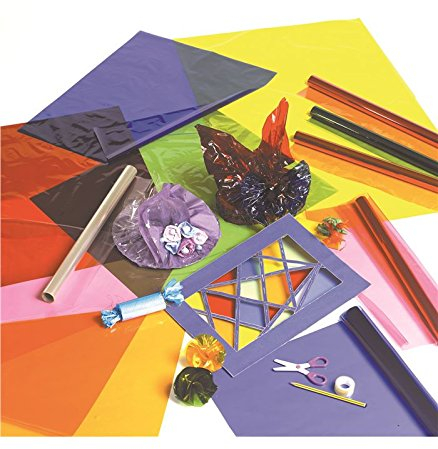 SADIPAL 12508 Rolle 25 Blätter, Cellophan-Papier durchsichtig