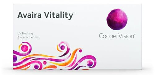 Coopervision Avaira Vitality spheric, Monatslinsen weich, 6 Stück / BC 8.4 mm / DIA 14.2 mm / -8.5 Dioptrien