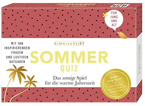 Elma van Vliet Erzähl mal! Sommerquiz: Das sonnige Spiel für die warme Jahreszeit. Mit 100 inspirierenden Fragen und lustigen Aufgaben