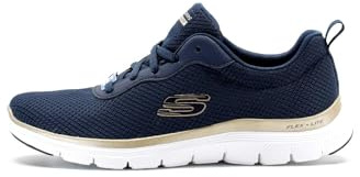 Skechers Flex Appeal 4.0 Bril Womens Trainers Navy 5 UK