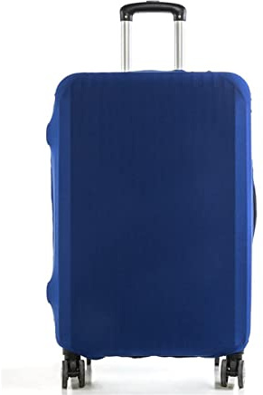 YKKJ Resväska skydd, repfri bagageskydd, elastiskt bagageskydd, för 56–61 cm bagage (blå M).