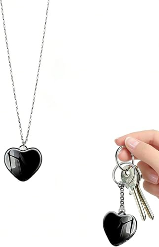 Heart Voice Recorder, Wearable Digital Recorder, Mini Recording Device | Wearable Necklace‑Pendant Design, Voice‑Activated, Voice Recorder Gift, Great For Meetings, Classes & Interviews