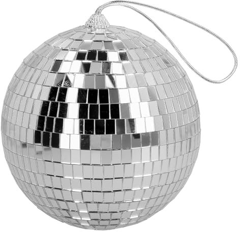 Boland - Palla da discoteca lucida, diametro circa 15 cm, Disco Fever, decorazione da appendere, decorazione per feste o Capodanno