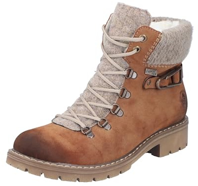 Rieker Donna Y9131 Stivali stringati, marrone, 36 EU, marrone, 36 EU