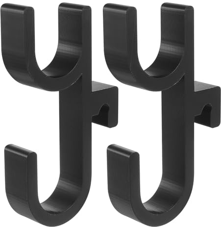 Xujinsongg 2 StückAuto Regenschirm Halterung, Auto Regenschirmhaken, Auto Regenschirm Haken Clip, Universeller Tragbarer Kofferraum Haken für SUVs Pkw LKW Kofferraum Organizer(schwarz)