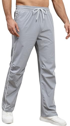 Suwangi Pantaloni Jogging Uomo Pantaloni Tuta Sportivi Leggeri per Running Ginnastica Allenamenti Corsa Palestra e Casual con Tasche