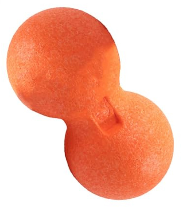 TEHAUX Palla da Massaggio a Forma di Arachide Doppia Palla Fitness per Rilassamento Muscolare Antiscivolo per Massaggio Muscoli Profondi e Fisioterapia