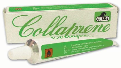 Colle adhésive Collaprene Gubra 150 ml pour le cuir, le caoutchouc, les textiles, le bois et le panier ...