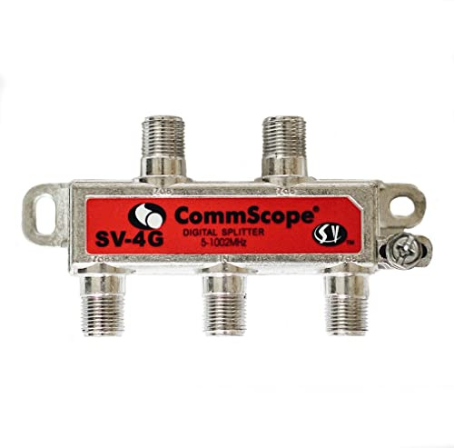 Signal Vision SV-4G Commscope Coaxial 5-1000Mhz 4-Way Splitter