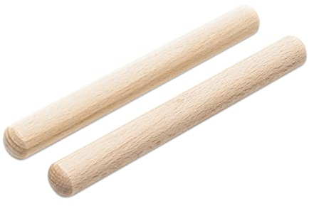 Betzold Klangstäbe - Claves aus Hartholz Klanghölzer Percussion-Instrument Kinder