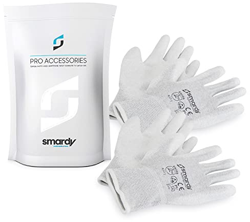 SMARDY 2 par antistatiska ESD-handskar storlek XL (10), touchvänliga