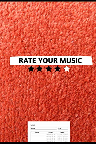 RATE YOUR MUSIC | 100 pagine per recensire i tuoi album | Quaderno delle recensioni musicali