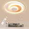 BLMYL LED Deckenleuchte 24W Deckenlampe Holz, Deckenleuchte holz Dimmbar mit Fernbedienung, 40cm wohnzimmerlampe Runde Deckenlampen für Wohnzimmer, Flur, Schlafzimmer, Küche