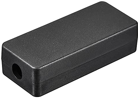 sourcing map Mini Dustproof Junction Box 60x25x16mm ABS for Electrical Project (Black, Pack of 5)