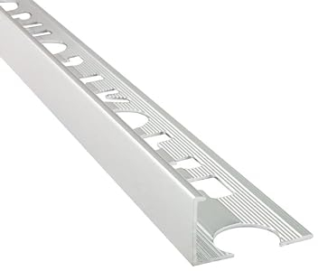 Alu L-Profil Fliesenschiene Fliesenprofil silber poliert 270cm 8mm