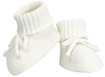 Hadetoto Baby Booties Newborn First Walkers Cozy Shoes Warm Knit Soft Booties for Toddler Infant Boy Girl