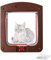 Porta per Gatti e Cani,Gattaiola Porta Portina per Gatti Cani,Gattaiola per Gatti con Entrata e Uscita Controllabile 4 Vie Gattaiola,Gattaiola per Gatti,Porticina per Gatti,Gattiera per gatti
