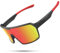 Lamicall XL Fahrradbrille Herren, Schnelle Brille Damen - [29g TR90 Ultraleicht] Polarisiert Sportbrille Fahrrad mit Verstellbaren Nasenpad & Bügel, UV400 Laufbrille Sonnenbrille für Fahrrad/Laufen
