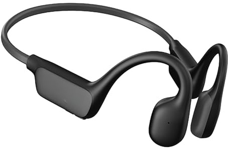 BenexBesdi Bone Conduction Hearing Headsets for Conversation, Open Ear Wireless Headphones with Microphone Sound Pickup Long Working Hours