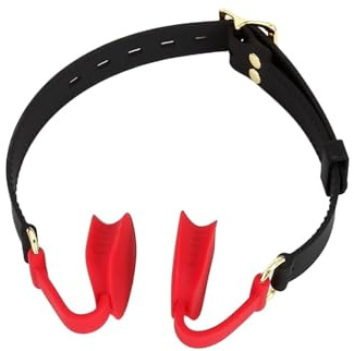 JiXGzAo Bavaglio Imbracatura Per Bocca Apertura Bocca Divaricatore Per Labbra Bavaglio Per Bocca Sesso In Silicone SM Fetish Restrizioni Palla Gag Bocca Gioco Di Ruolo Divaricatore