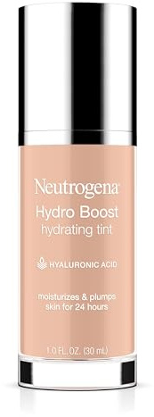 Neutrogena Hydro Boost Tint Foundation Makeup, 20 Natural Ivory, 1.0 fl oz
