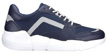 Docksteps Chunky Low M 080 Fabric/Leather NAV Uomo Blu 43 Taglia Europea : 43