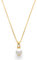 C.Paravano White Pearl Kette Wasserfeste | Halskette aus gold ketten | Necklace mit 15mm Süßwasserperle | Modeschmuck für deinen individuellen Look | Perlenkette Damen