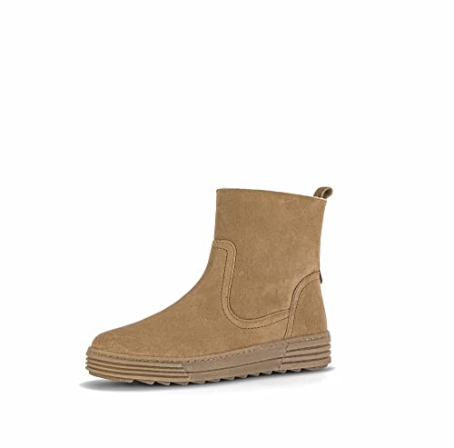 Gabor Damen Klassische Stiefeletten, Frauen Boots,Wechselfußbett,Best Fitting,Lammfell,Warmfutter,halbstiefel,Lion (Natur),40 EU / 6.5 UK