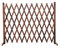 Expanding Freestanding Wooden Trellis Fence Solid Wooden Movable Fence Wooden Decorative Lattice Screen Trellis, 120(L) x35(H) cm (120x35cm)
