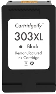 Cartridgeify 303XL Schwarz Druckerpatronen kompatibel mit HP 303 XL Patronen BK, für Tango X, Envy Photo 6220 6230 6232 6234 7134 7830, Envy Inspire 7220e 7221e 7224e 7920e 7921e 7924e 7925e