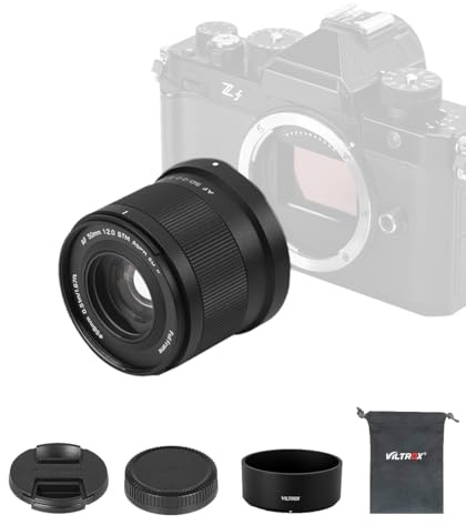 VILTROX 50 mm F2.0 Z-Mount helformatobjektiv, AF 50 mm f/2,0 för Nikon Z-Mount, bil Fcous stor bländare objektiv för Nikon Z5 Z6