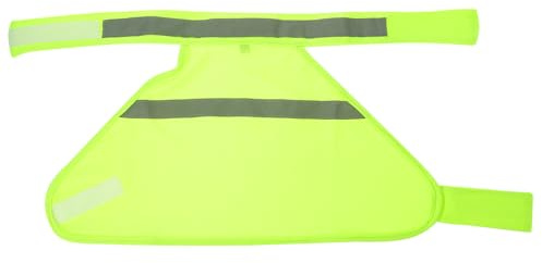 Homoyoyo Chaleco Reflectante Fluorescente para Perros Chaleco Ajustable Tamaño M Abrigo Suave para Mascotas Alta Visibilidad para Paseos y Actividades al Aire Libre