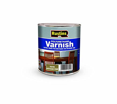RUSTINS Polyurethane Varnish, Antique Pine Satin, 250 ml