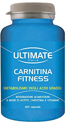 Carnitina Fitness – Acetil L Carnitina E Vitamine - Quante Volte Hai Cercato Di Liberarti Da Quegli Ultimi Chili Di Grasso Che Non Vogliono Andare Via? - 120 Capsule - Ultimate Italia