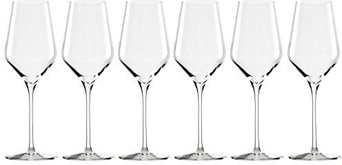 Stölzle, white wine goblet, set of 6 Quatrophil wine glasses