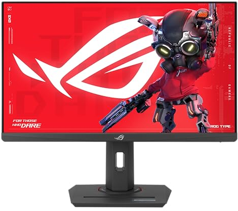 ASUS ROG Strix XG259CS - Monitor Gaming USB Tipo-C de 24.5 Pulgadas, 1920x1080, 180Hz, 1ms (GTG), Fast IPS, ELMB Sync, G-Sync, Soporte para trípode, DisplayWidget Center