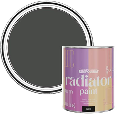 Rust-Oleum Green Heat Resistant Radiator Paint in Gloss Finish - After Dinner 750ml