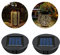 Flintronic Solarleuchten Ersatzteile, 2 Stück Solar Ersatzdeckel 8cm, Solarleuchten Ersatz Top mit LED, LED Solarmodule Ersatz für Solar Gartenleuchten, Solarlaterne und DIY