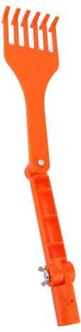 Rastrello a Mano con Manico Girevole ABS Foglie Piccole Mini Foglia da Giardino Ottimo per Giardinaggio, Coltivazione, Spazzare Aiuole Aiuole Prato Arbusti Grondaia del Tetto