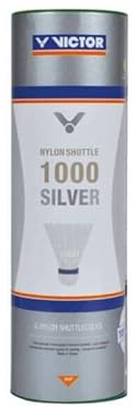 VICTOR badmintonbollar shuttle 1 000 tum vit (röd/snabb)