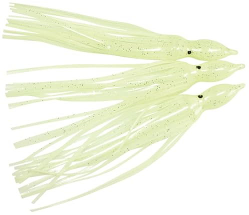 Dieter Eisele Leucht Oktopusse - 3 Gummiköder, Länge:10cm, Farbe:Loom