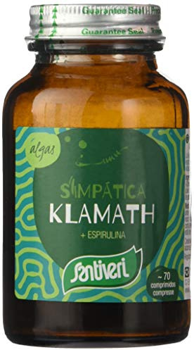 Santiveri Sa 48892 Alga Klamath con Alga Spirulina, Integratore Alimentare, 70 compresse